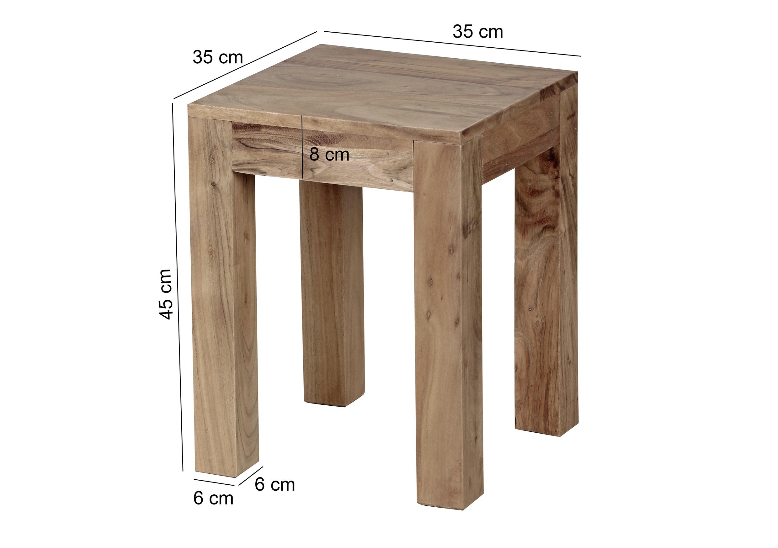 Beistelltisch Mumbai aus Akazie Massivholz Top