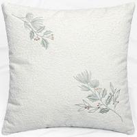 DEKORAČNÝ VANKÚŠ JOLLY - biela/mätovozelená, textil (45/45cm) - Mömax
