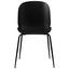 Stuhl Cannes B: 47 cm Schwarz - Schwarz, MODERN, Kunststoff/Metall (46/85/60cm) - Luca Bessoni Stuhl Cannes B: 47 cm Schwarz - Schwarz, MODERN, Kunststoff/Metall (46/85/60cm) - Luca Bessoni