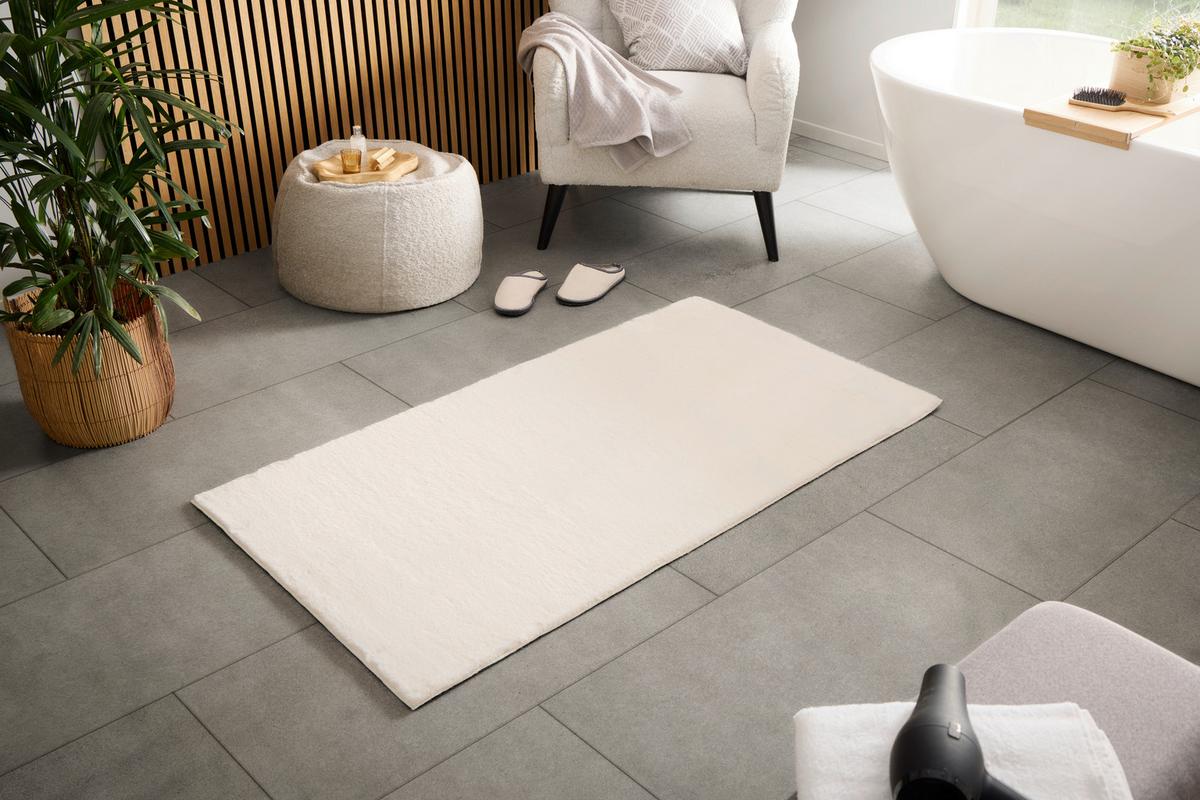 Hochflorteppich Naomi - Beige, MODERN, Textil (80/150cm) - Luca Bessoni