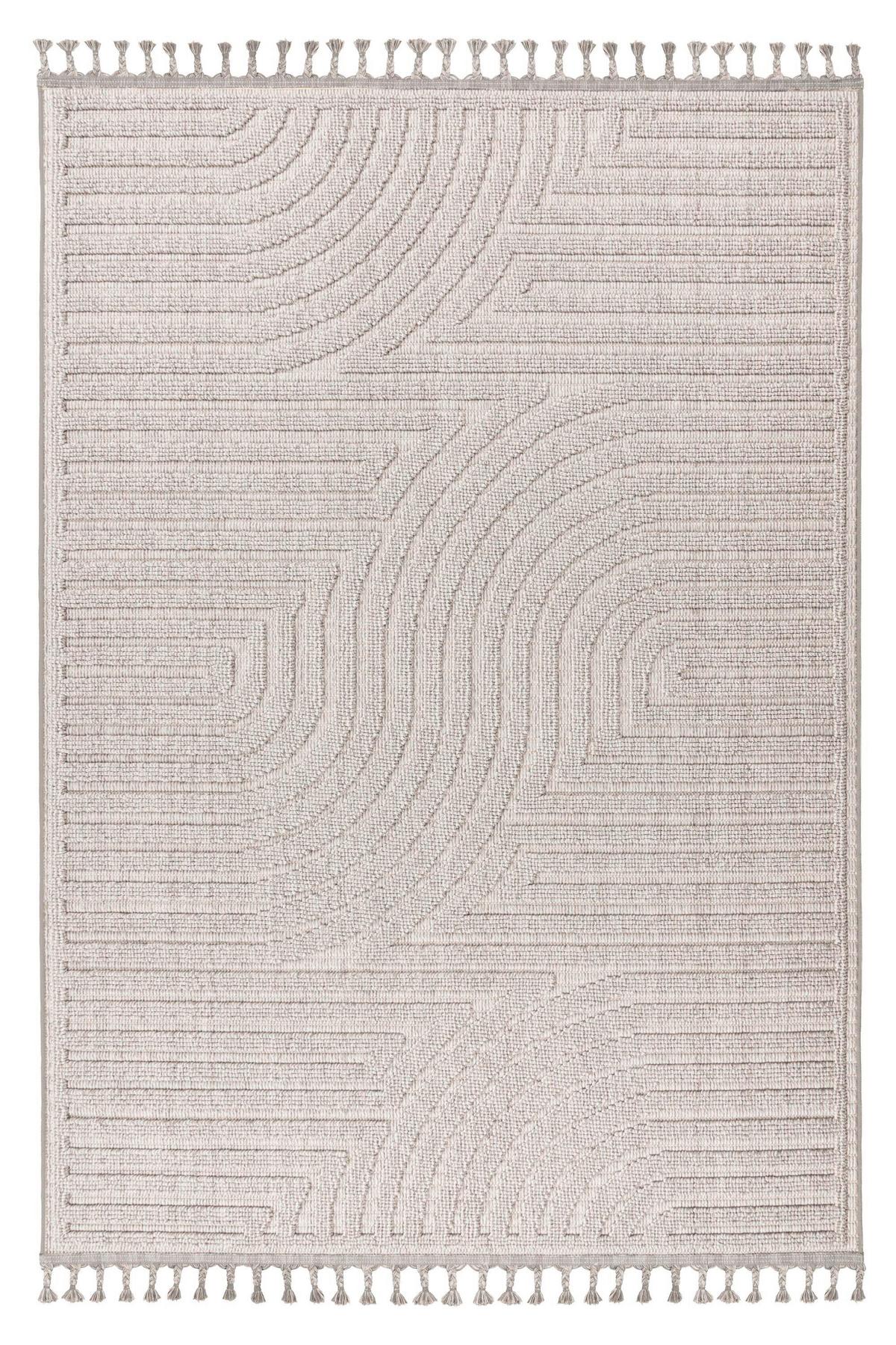 Flachwebteppich Silber, Bxl: Ca. 200x290 Cm - Silberfarben, Basics, Textil (200/290cm) - Kayoom