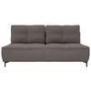 2-sitzer-sofa Mit Schlaffunktion Wendy B: 197 Cm - Dunkelbraun/Schwarz, Design, Textil (197/94/96cm) - MID.YOU