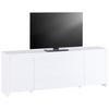 Kommode Larios B: 190 cm Weiß - Weiß, MODERN, Holzwerkstoff (190/71/40cm)