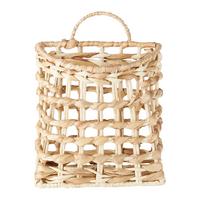 Koš Isa, V: 30cm - přírodní barvy, Basics, kov/přírodní materiály (23/30/9cm) - Modern Living