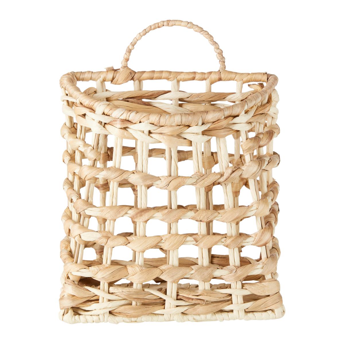 Koš Isa, V: 30cm - přírodní barvy, Basics, kov/přírodní materiály (23/30/9cm) - Modern Living