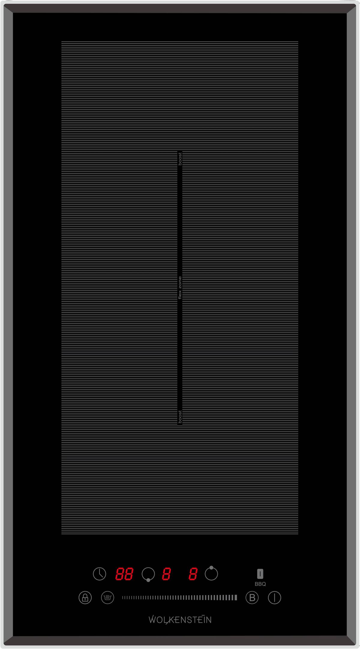 Induktionskochfeld Schwarz B: 28,8 Cm - Basics, Glas (28.8/5.7/52cm) - Wolkenstein