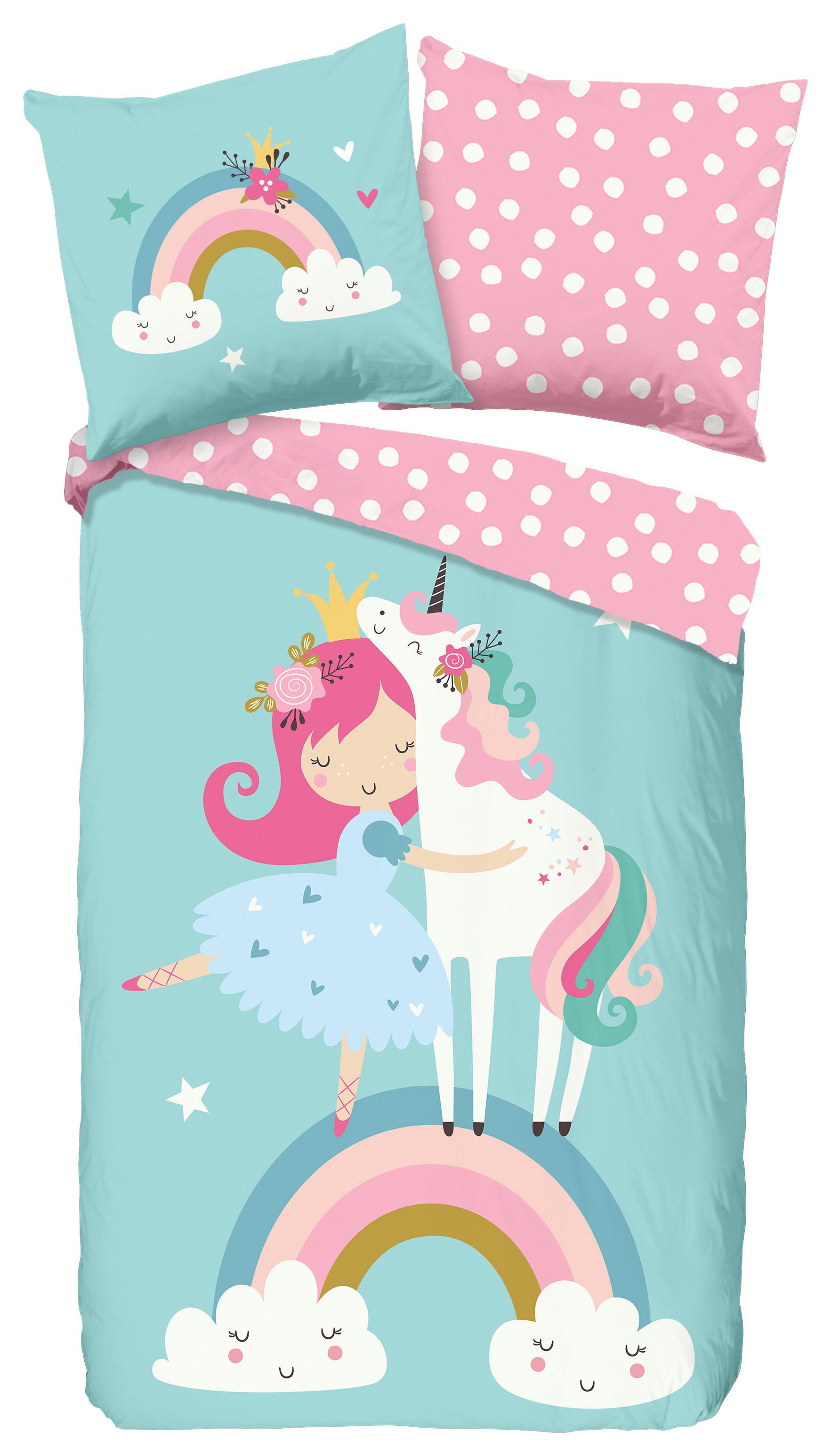 Jugendbettwäsche Heaven Multicolor 135x200 cm - Multicolor, Design, Textil (135/200cm)