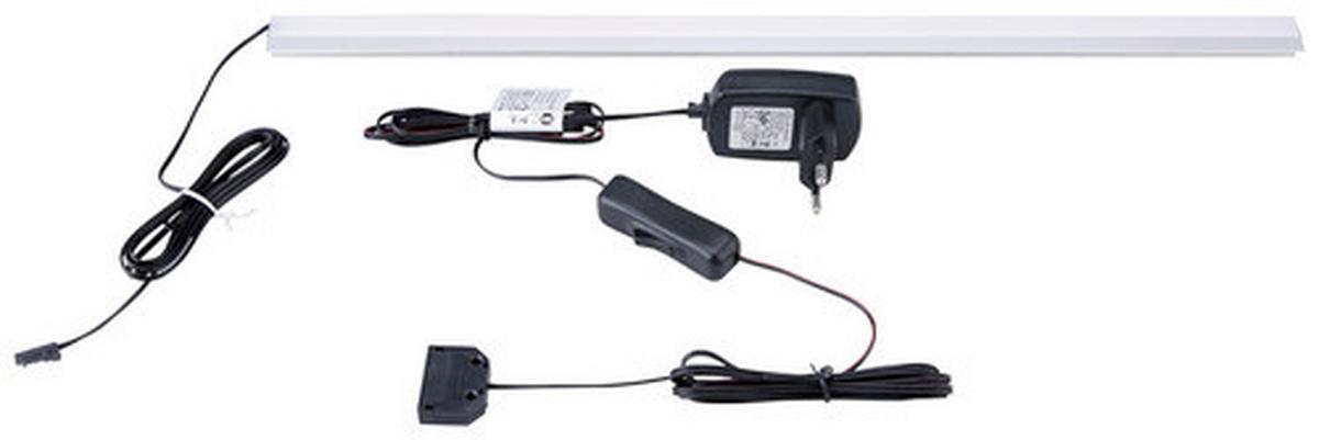 Einlegebodenbeleuchtung Led-Leiste 8w Handschalter - Anthrazit, MODERN, Kunststoff/Metall (45/1,5/2cm)