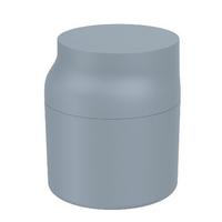 ORGANIZÉR NA KOSMETIKU Hug, 10/11,5cm, šedá - šedá, Moderní, plast (10/11,5cm) - Premium Living