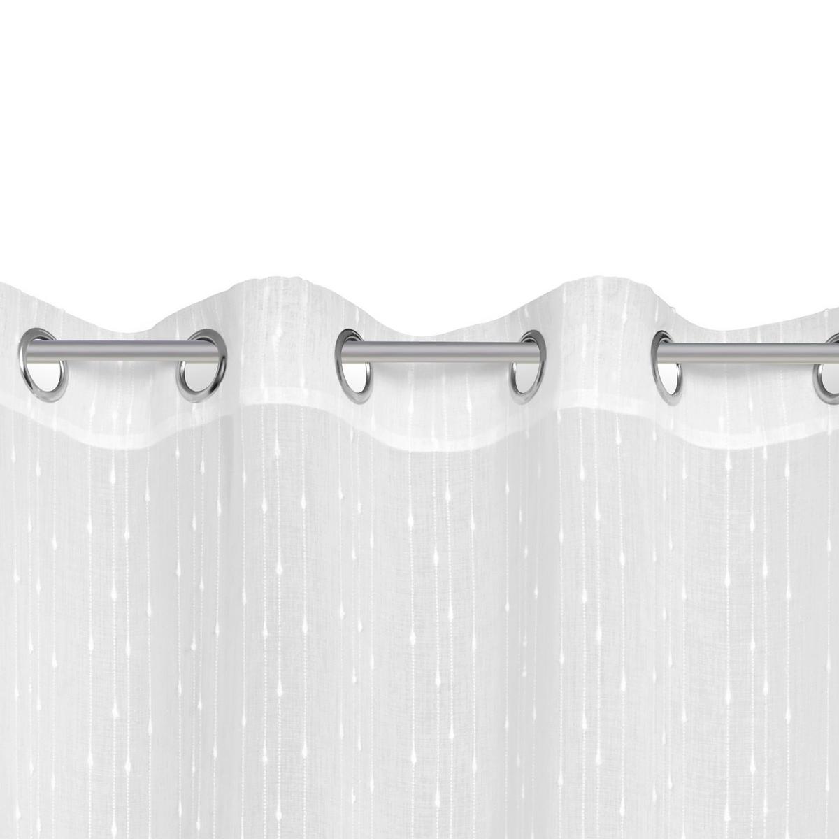 Készfüggöny Kamila - fehér, Modern, textil (140/245cm) - Luca Bessoni