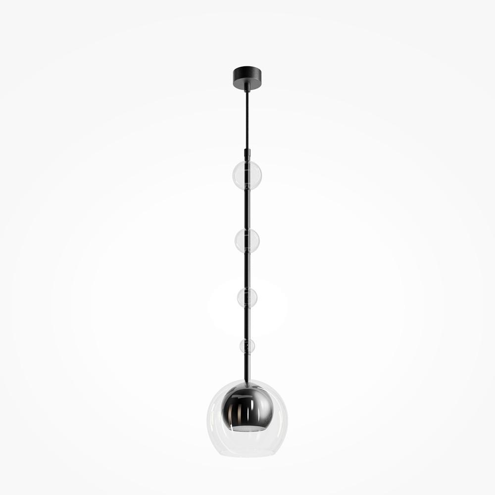 PENDELLEUCHTE ROS - Schwarz, MODERN, Metall (16/74cm) - MAYTONI
