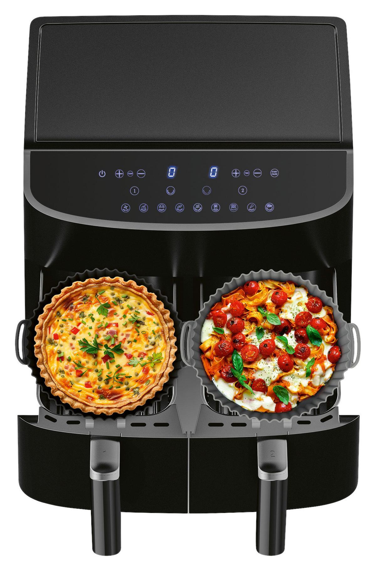 Backformenset Kitchbo - Schwarz/Grau, Basics, Kunststoff (20/6,3cm)