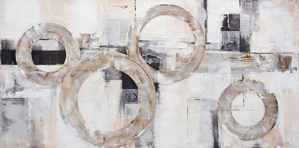 Olajfestmény 60/120cm - többszínű, Basics, textil (60/120cm)