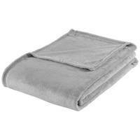 MĚKKÁ DEKA Andi XXL, 220/240cm, stříbrná - barvy stříbra, Konvenční, textil (220/240cm) - Modern Living