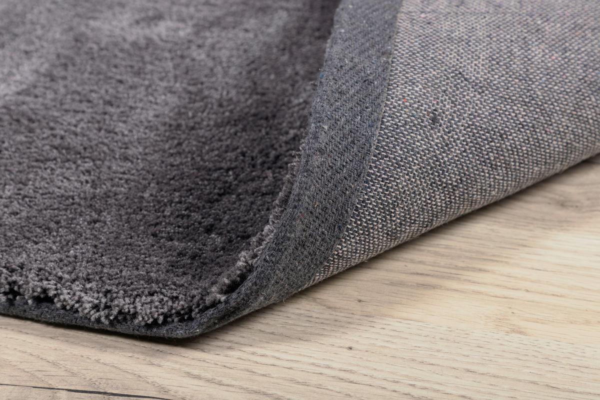 Hochflorteppich undra - Dunkelgrau/Grau, LIFESTYLE, Textil (170/240cm) - P & B