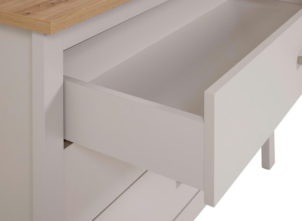 Kücheninsel Sardegna - Kaschmir/Eiche Artisan, ROMANTIK / LANDHAUS, Holzwerkstoff (124/91,5/75cm)