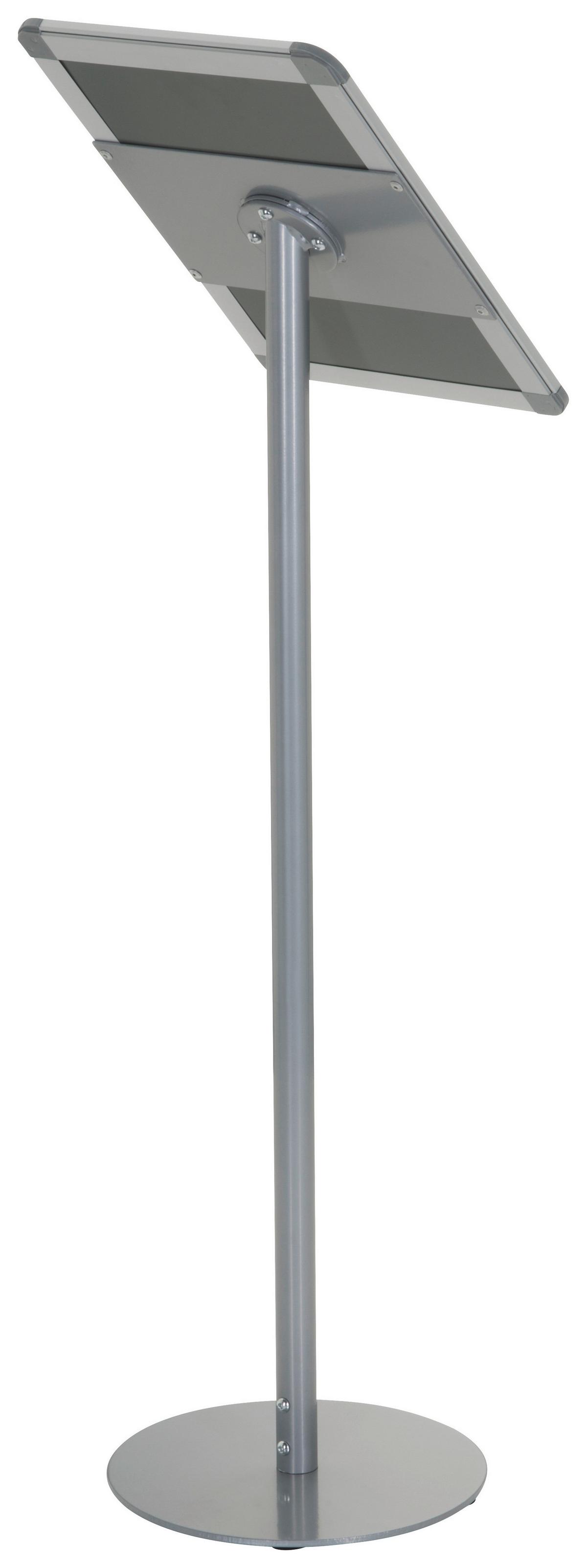 Plakatständer Agenda I - Silberfarben, Basics, Metall (24/89,5/26cm) - MID.YOU