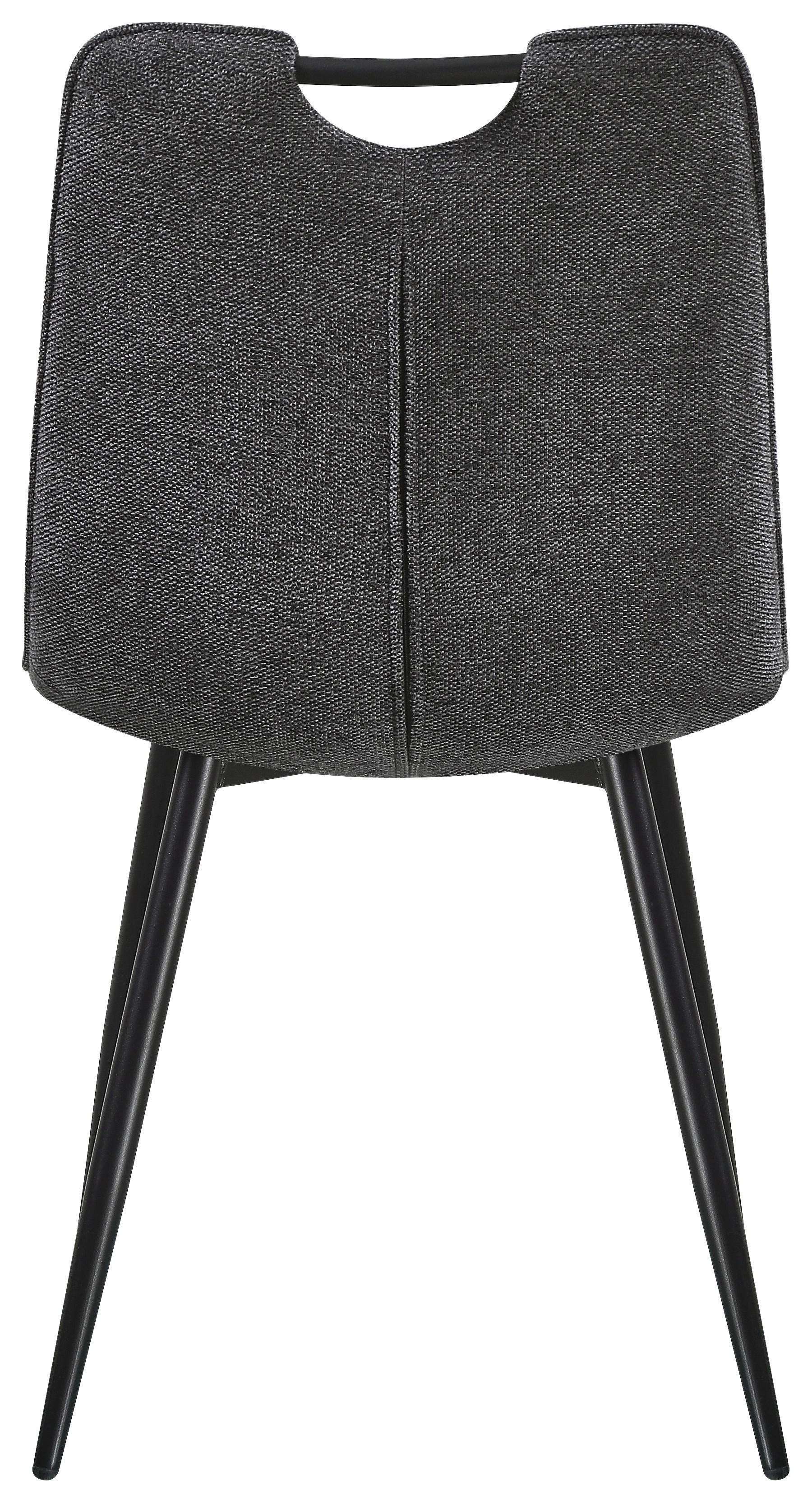 Négylábú Szék Nils Giga-S - fekete/szürke, Modern, textil/fém (45/86/60cm)