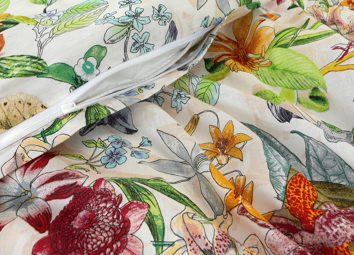BETTWÄSCHE EXOTIC - Dunkelrosa/Hellgelb, MODERN, Textil - Luca Bessoni