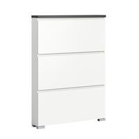 Schuhkipper Shoelove Weiß, Grau B: 95cm - Silberfarben/Weiß, MODERN (95/133/18cm)