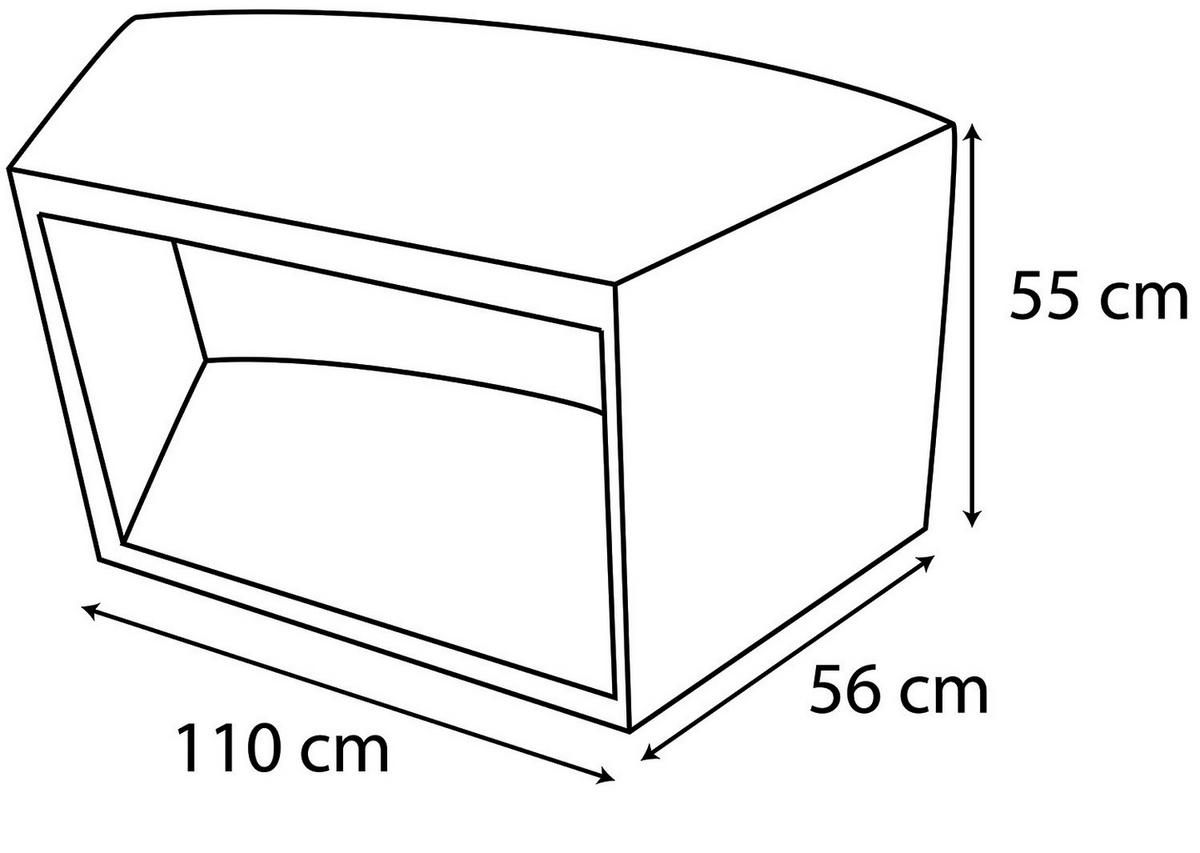 Whirlpool Netspa Octopus Ø 290 Cm Mit Umrandung+5 Möbel - Schwarz, Basics, Leder/Kunststoff (290/73cm)