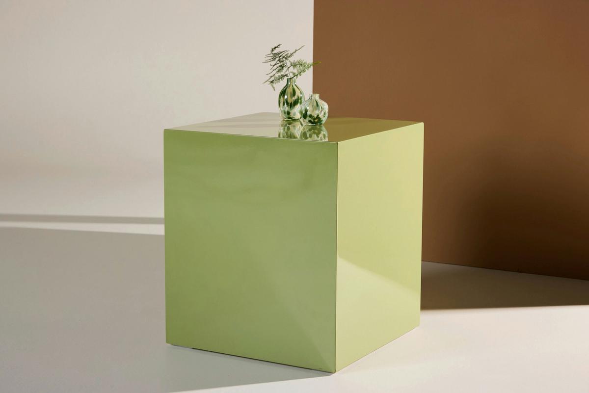 Couchtisch York Hellgrün B: 40 Cm - Hellgrün, MODERN, Holz (40/40/45cm) - Livetastic