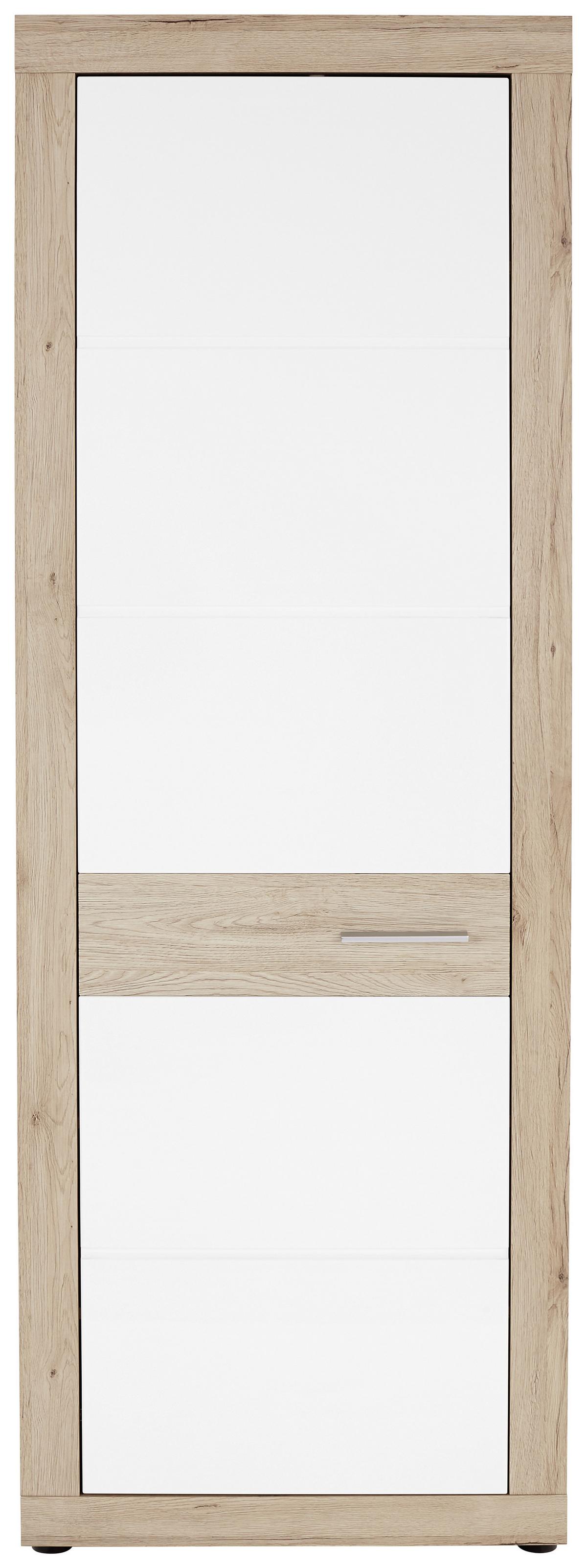 Odporúčaná kombinácia skrine MALTA - SAN REMO 4 - biela/farba duba, Modern, kompozitné drevo (210/197/36cm)
