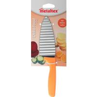 Díszítő Kés Hullámos - narancs, műanyag (9.5/26/2.1cm)