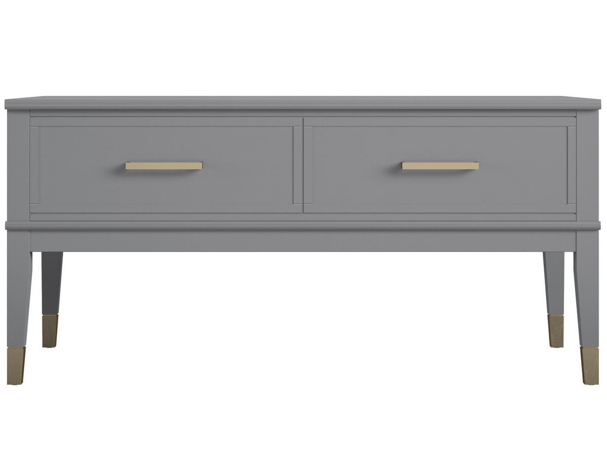 Couchtisch Westerleigh Graphitfarben B: 106 cm - Graphitfarben, Design, Holzwerkstoff/Metall (106/52/51cm) - MID.YOU