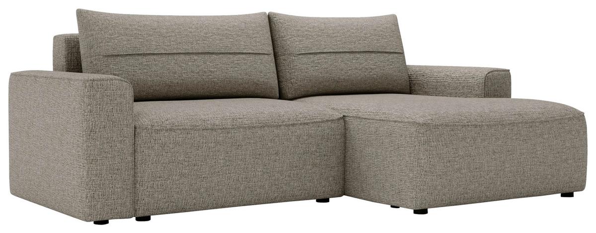 Lullo Taupe S: 233x144 Cm - Taupe/Schwarz, Design, Textil (233/144cm) - Livetastic