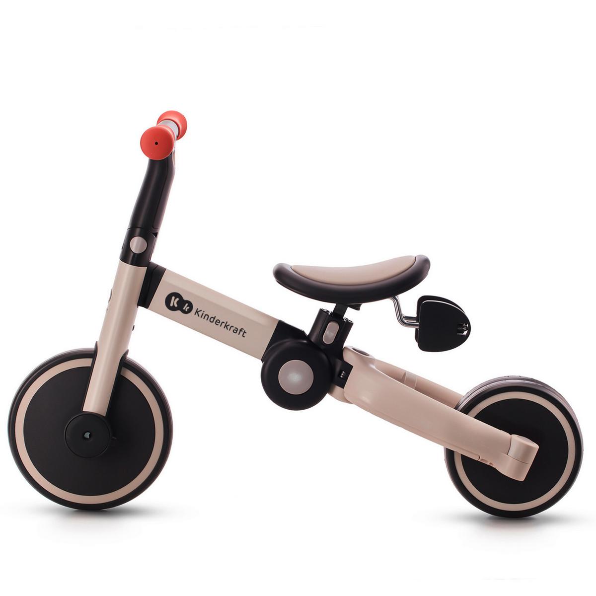Dreirad 4trike Grau, B/h/t: 69x49x44,5cm - Grau, Basics, Kunststoff/Metall (69/49/44.5cm) - Kinderkraft