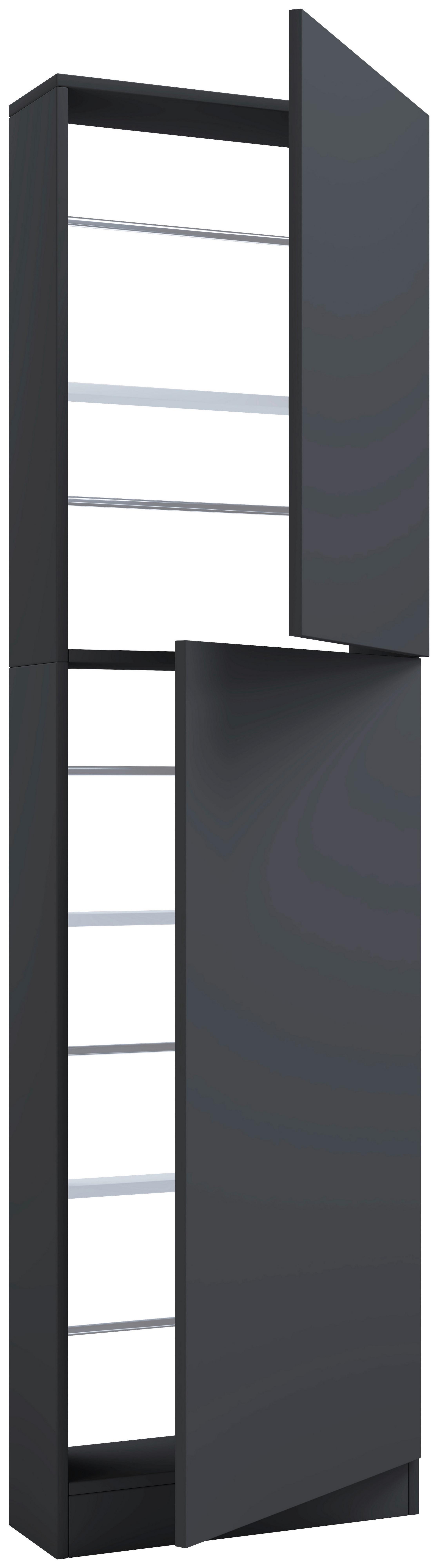 Schuhschrank Fulisa Anthrazit, 50 cm