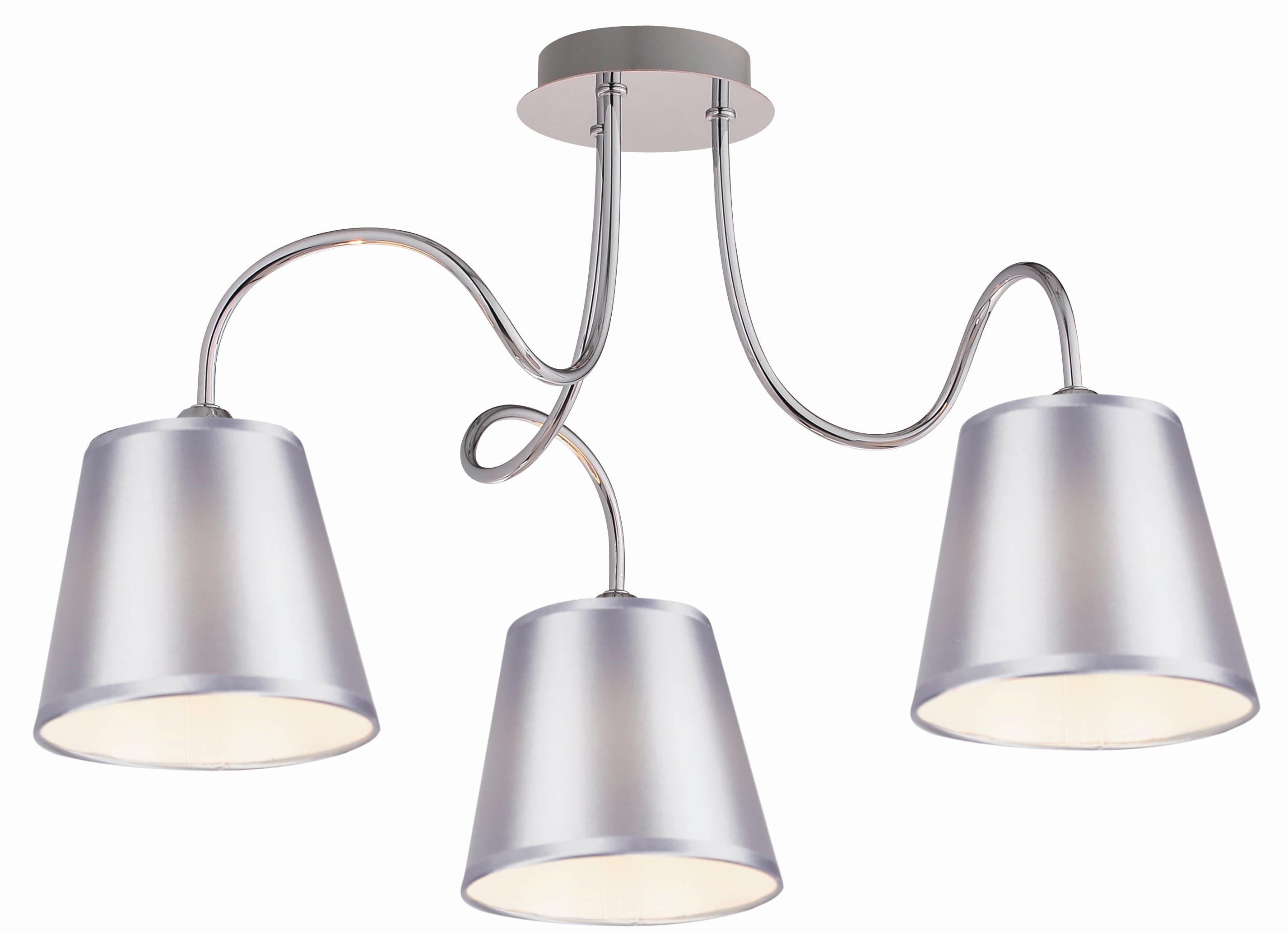 DECKENLEUCHTE 33-70746 LUK - Chromfarben, KONVENTIONELL, Kunststoff/Metall (60/60/36cm)