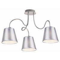 DECKENLEUCHTE 33-70746 LUK - Chromfarben, KONVENTIONELL, Kunststoff/Metall (60/60/36cm)