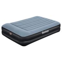 Luftbett Kimi 203x152x46 cm bis 300kg, inkl. Pumpe - Hellgrau/Schwarz, Kunststoff (203/152/46cm) - Bestway