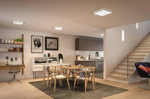 LED-Paneel L: 58 cm dimmbar - Chromfarben, Basics, Kunststoff (58cm) - Paulmann
