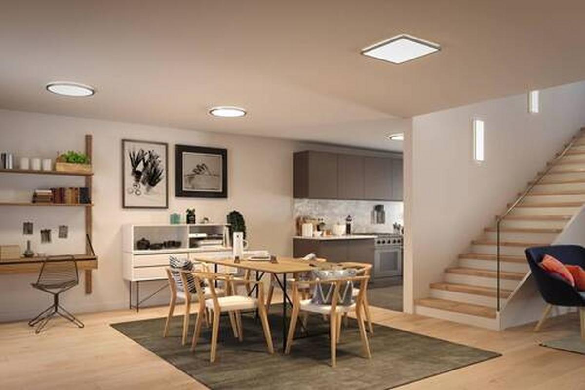 LED-Paneel L: 58 cm dimmbar - Chromfarben, Basics, Kunststoff (58cm) - Paulmann