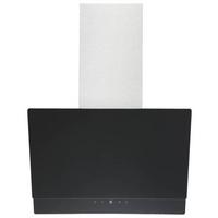 Kopffreihaube Respekta Selena Edelstahl/glas Schwarz B: 60cm - Schwarz, Trend, Glas/Metall (60/74,3-112,3/31,3cm) - Respekta