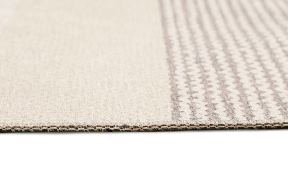 Flachwebteppich Ben Taupe/Sandfarben 130x190 cm - Taupe/Sandfarben, KONVENTIONELL, Textil (130/190cm) - Esprit