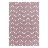 Teppich Läufer Rosa Rio 80x250 Cm - Rosa, Basics, Textil (80/250cm)