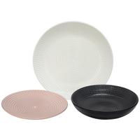 Asztali Étkészlet Lisboa 12 Részes - pink/fekete, Modern, kerámia - James Wood