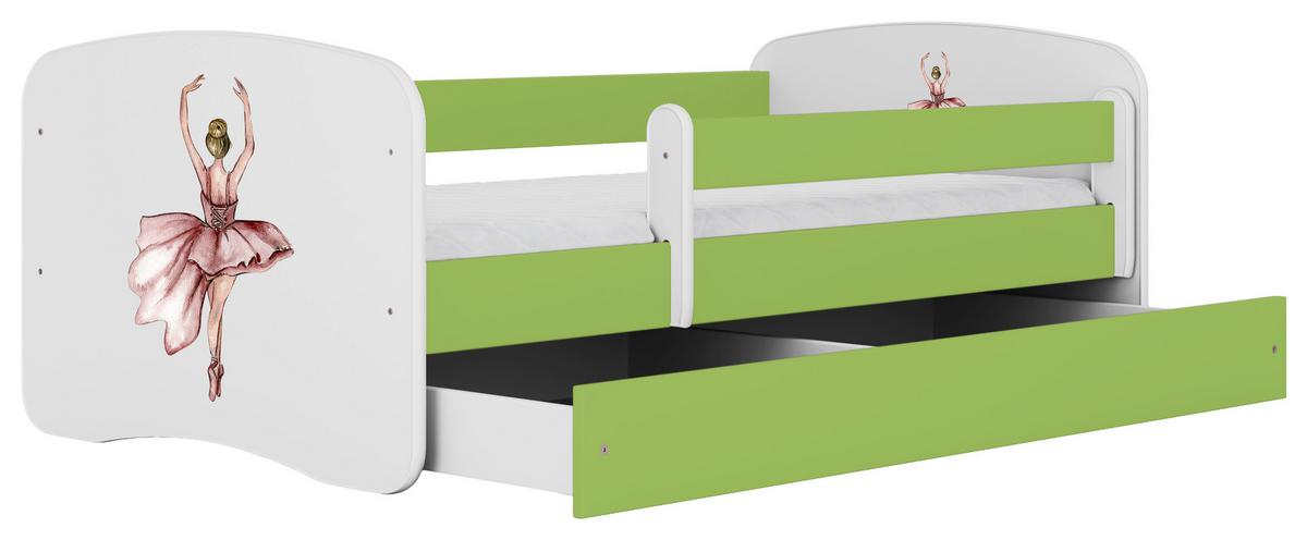 Kinder-/Juniorbett Babydreams inkl. Matratze 80x160 - Birkefarben/Weiß, MODERN, Holz/Holzwerkstoff (80/160cm) - MID.YOU