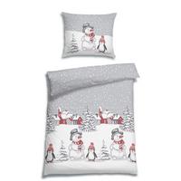 POSTEĽNÁ BIELIZEŇ F20R.005.RENUN GRAU - sivá, Design, textil (140/200cm) - Florella