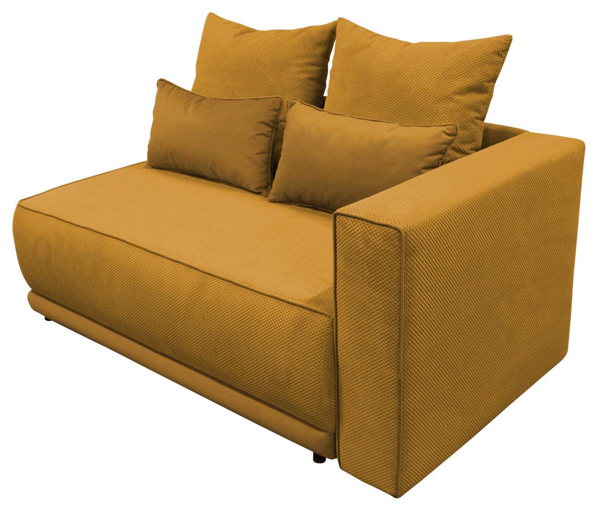 Récamiere Iga Re Gelb B: 168 cm - Gelb/Rosa, Design, Textil (168/73/99cm) - MID.YOU