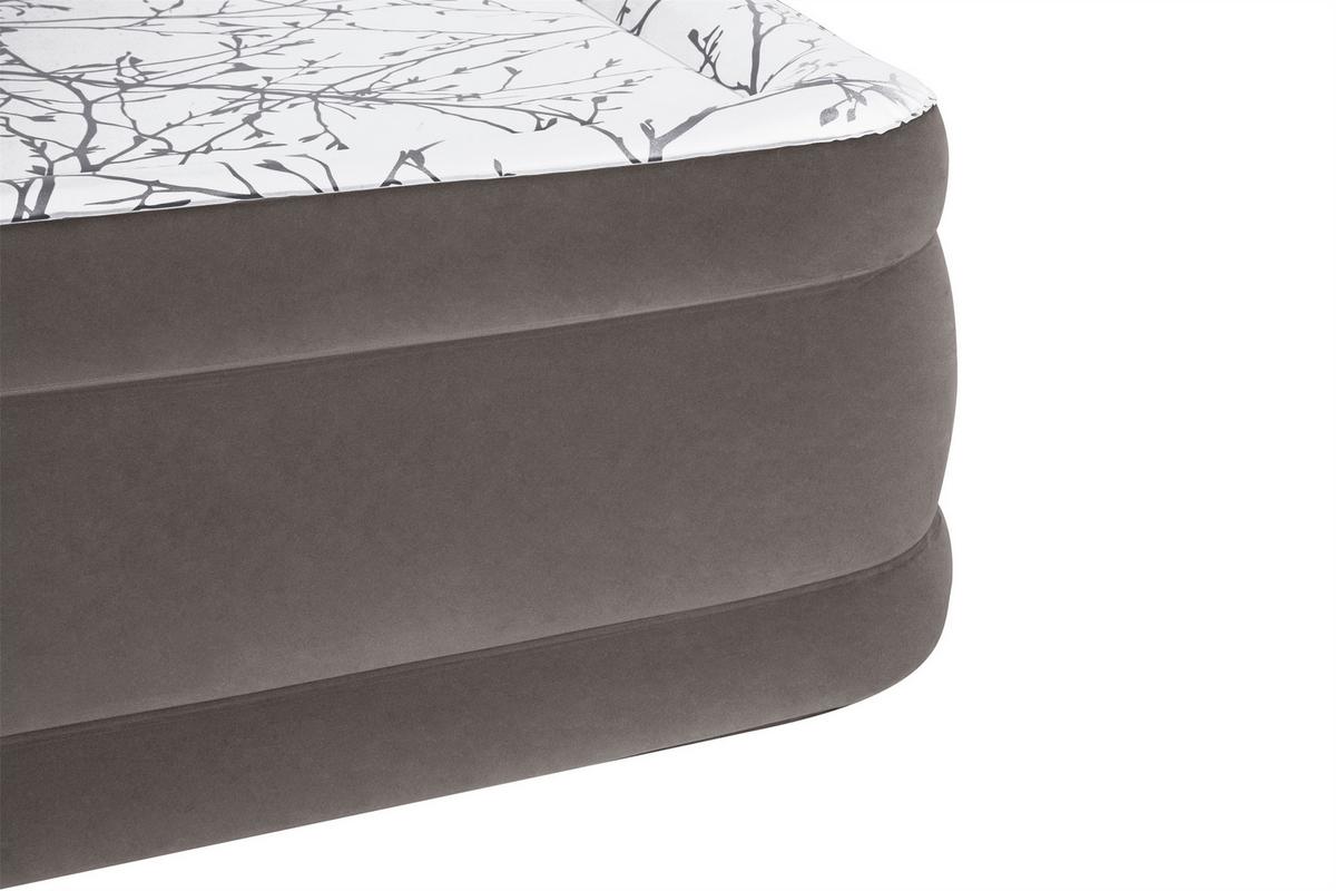 Luftbetten Foamtop Comfort Queen 203x152x46 Cm Bis 300kg - Weiß/Grau, KONVENTIONELL, Kunststoff/Metall (203/152/46cm) - Bestway