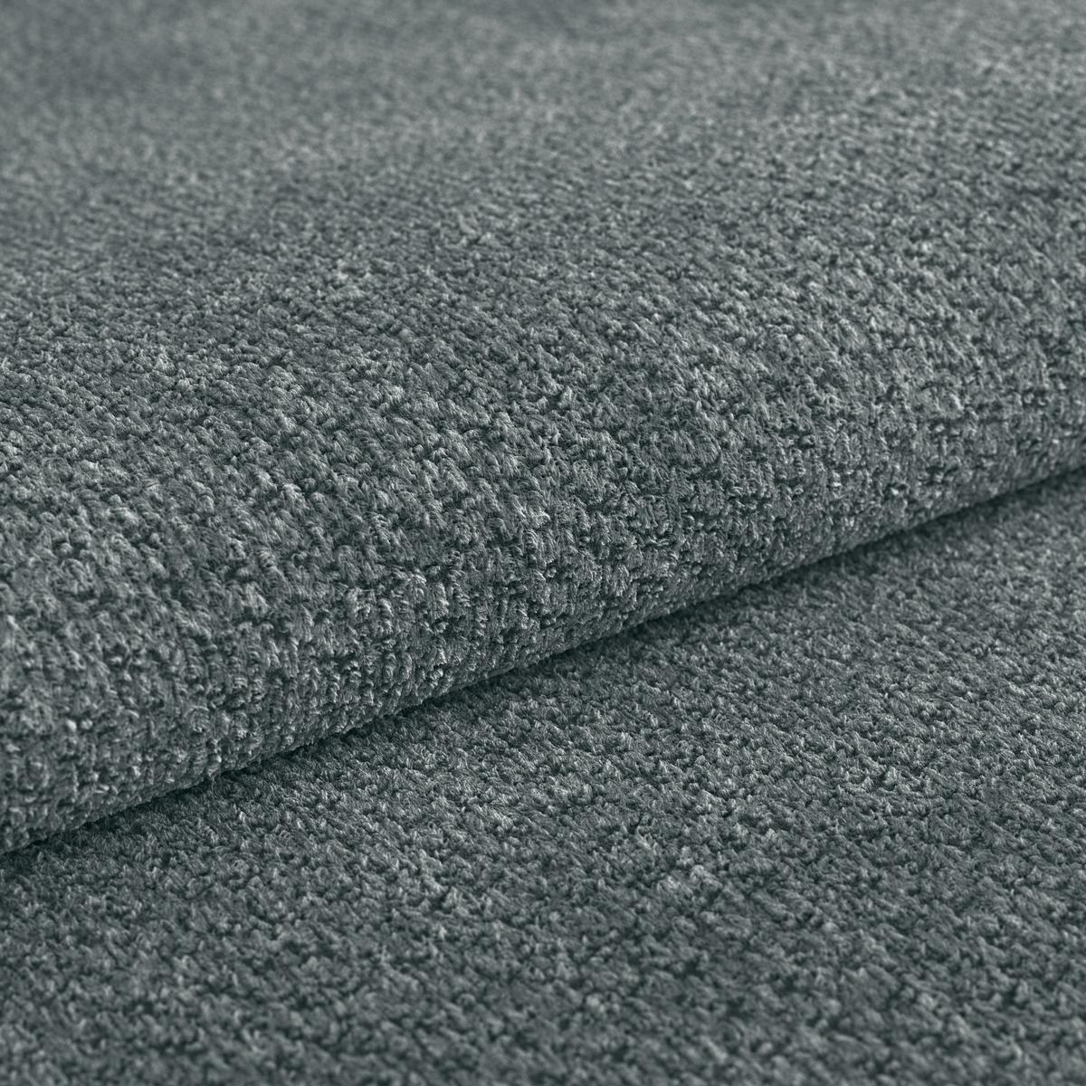 Ecksofa Volf Rechts New Grau, S: 261x203 cm - Schwarz/Grau, Trend, Kunststoff/Textil (261/203cm)