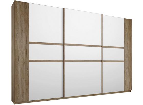 Schwebetürenschrank Bernau 271 cm Eiche/ Weiß - Eichefarben/Weiß, MODERN, Holzwerkstoff (271/210/62cm) Schwebetürenschrank Bernau 271 cm Eiche/ Weiß - Eichefarben/Weiß, MODERN, Holzwerkstoff (271/210/62cm)