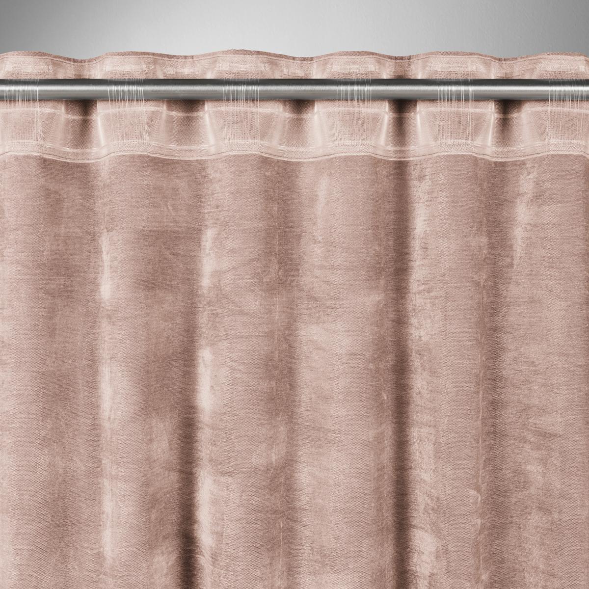 HOTOVÝ ZÁVĚS CASPER - růžová, Konvenční, textil (140/245cm) - Mömax