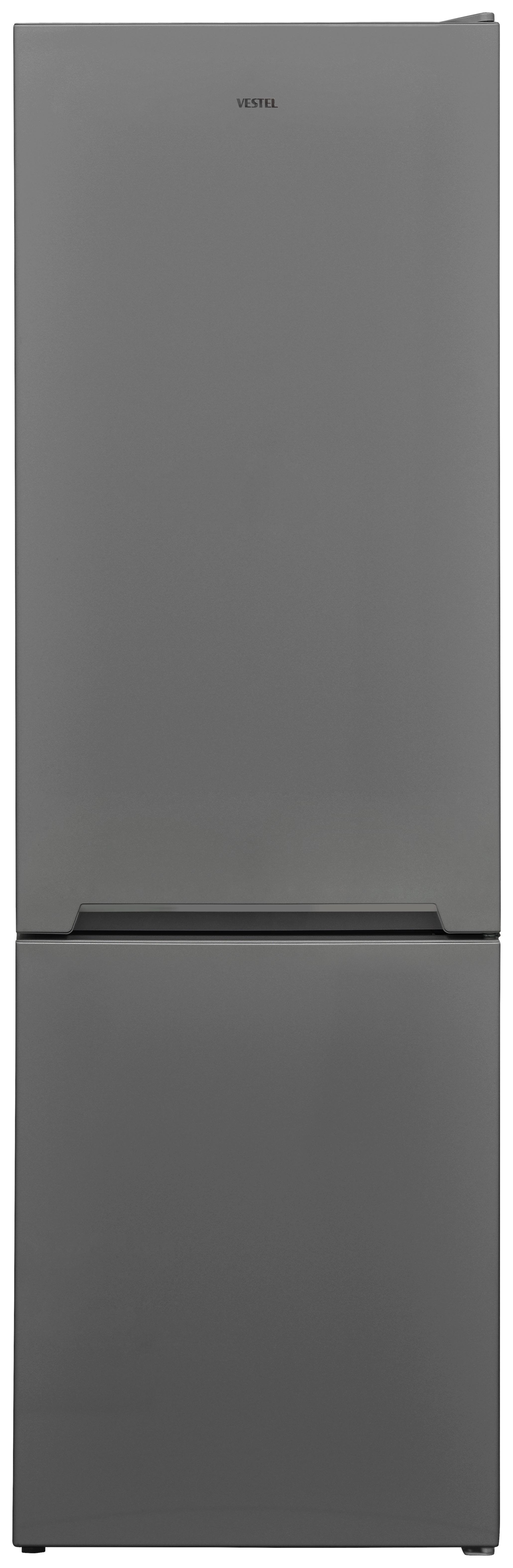 Kühl-gefrier-kombination K-K031G Silberfarben - Silberfarben, Basics (54/170/59,5cm) - Vestel