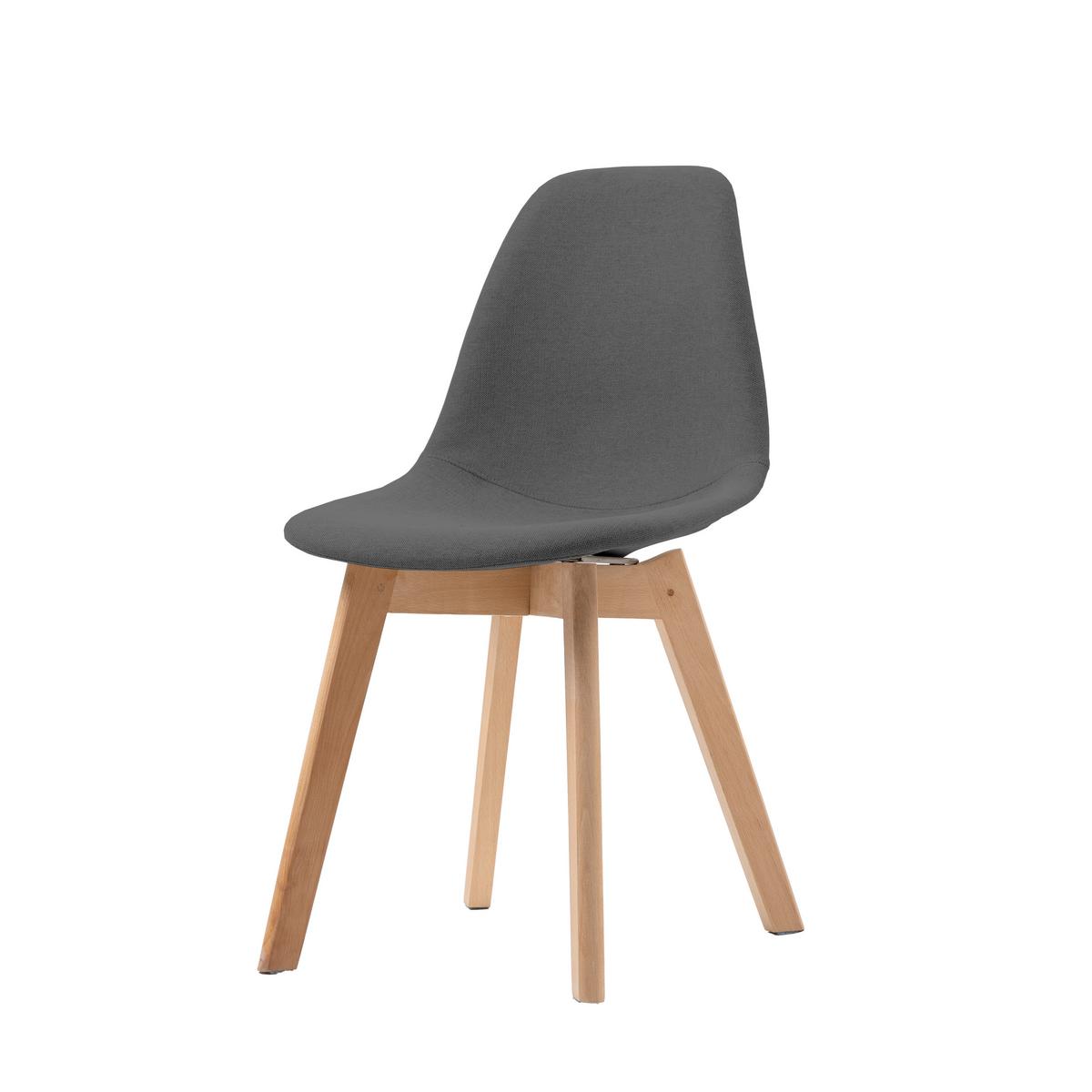 Stuhl-Set Keeve - Dunkelgrau, MODERN, Holz/Metall (47/83/53cm) - MID.YOU